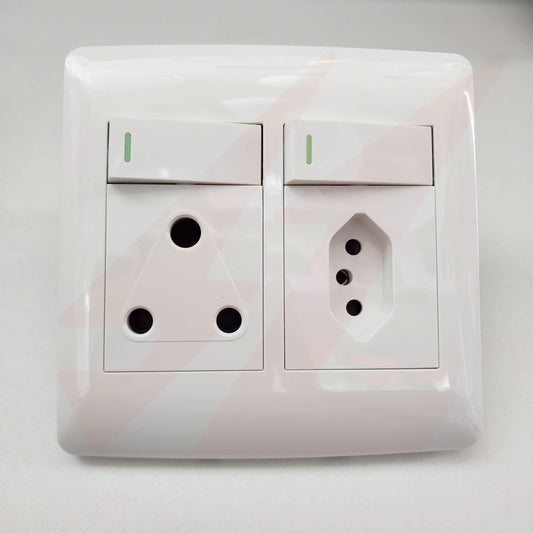 SA/Euro single socket White modren Wall Plate design.
Smart Life Lighting & Electrical	
