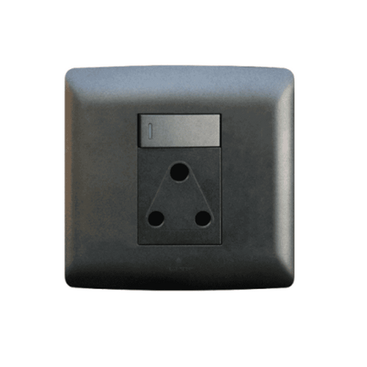 Single socket - Black.