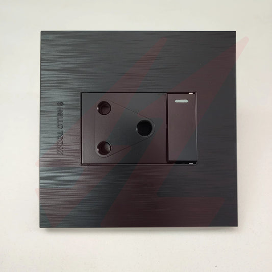 Black Single Socket Plug 4×4 wall socket.
Smart Life Lighting & Electrical		
