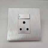 Single Electrical Socket Silver modren Wall Plate design.
Smart Life Lighting & Electrical		