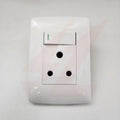 Single Electrical Socket 2x4 White modren Wall Plate design.
Smart Life Lighting & Electrical		