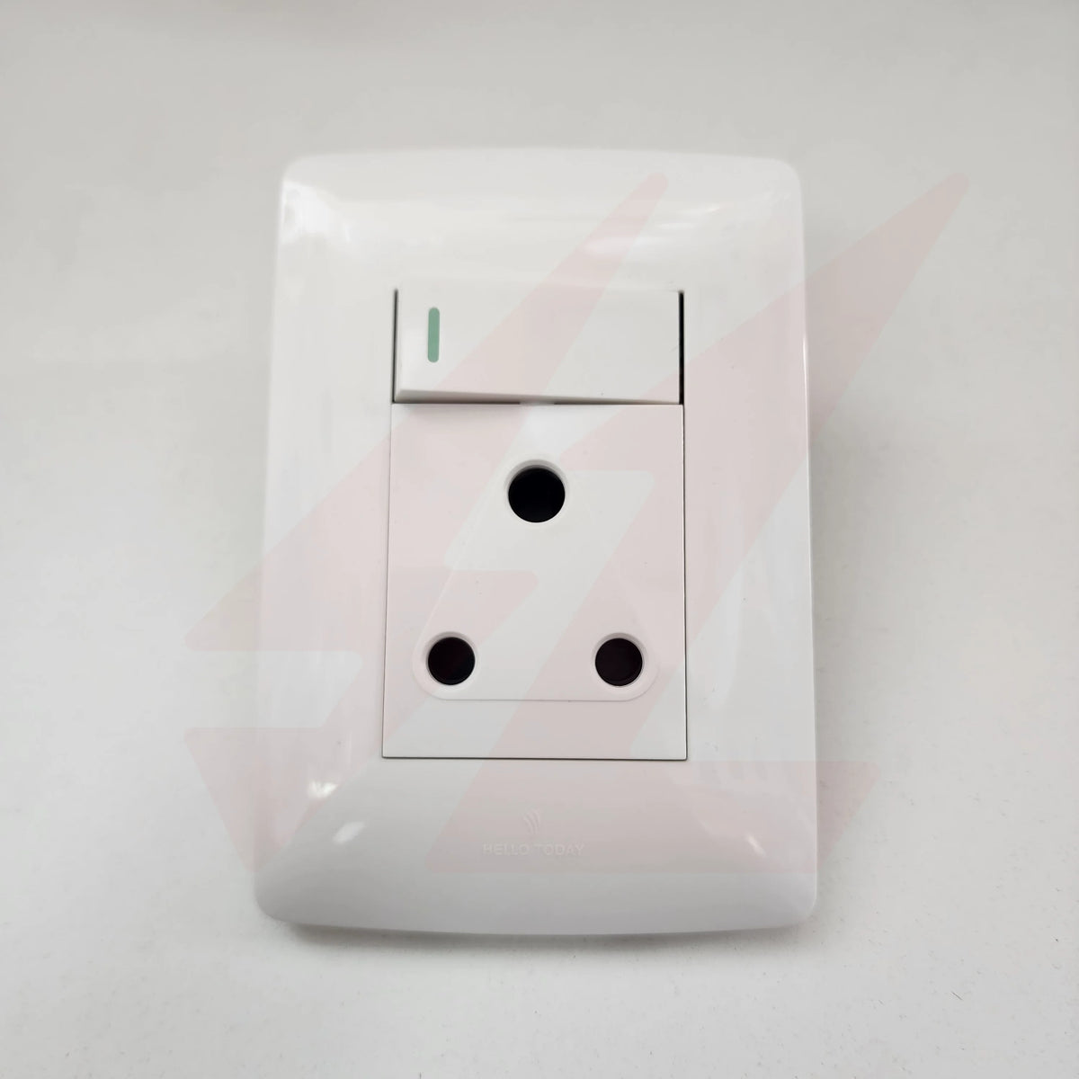Single Electrical Socket 2x4 White modren Wall Plate design.
Smart Life Lighting & Electrical		