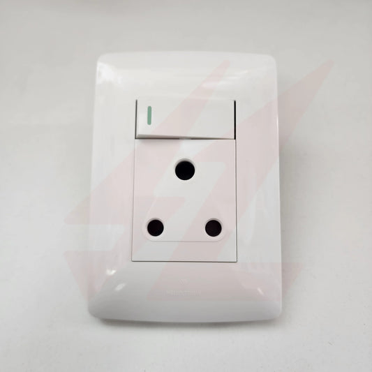 Single Electrical Socket 2x4 White modren Wall Plate design.
Smart Life Lighting & Electrical		