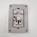 Single Electrical Socket 2x4 White modren Wall Plate design.
Smart Life Lighting & Electrical		