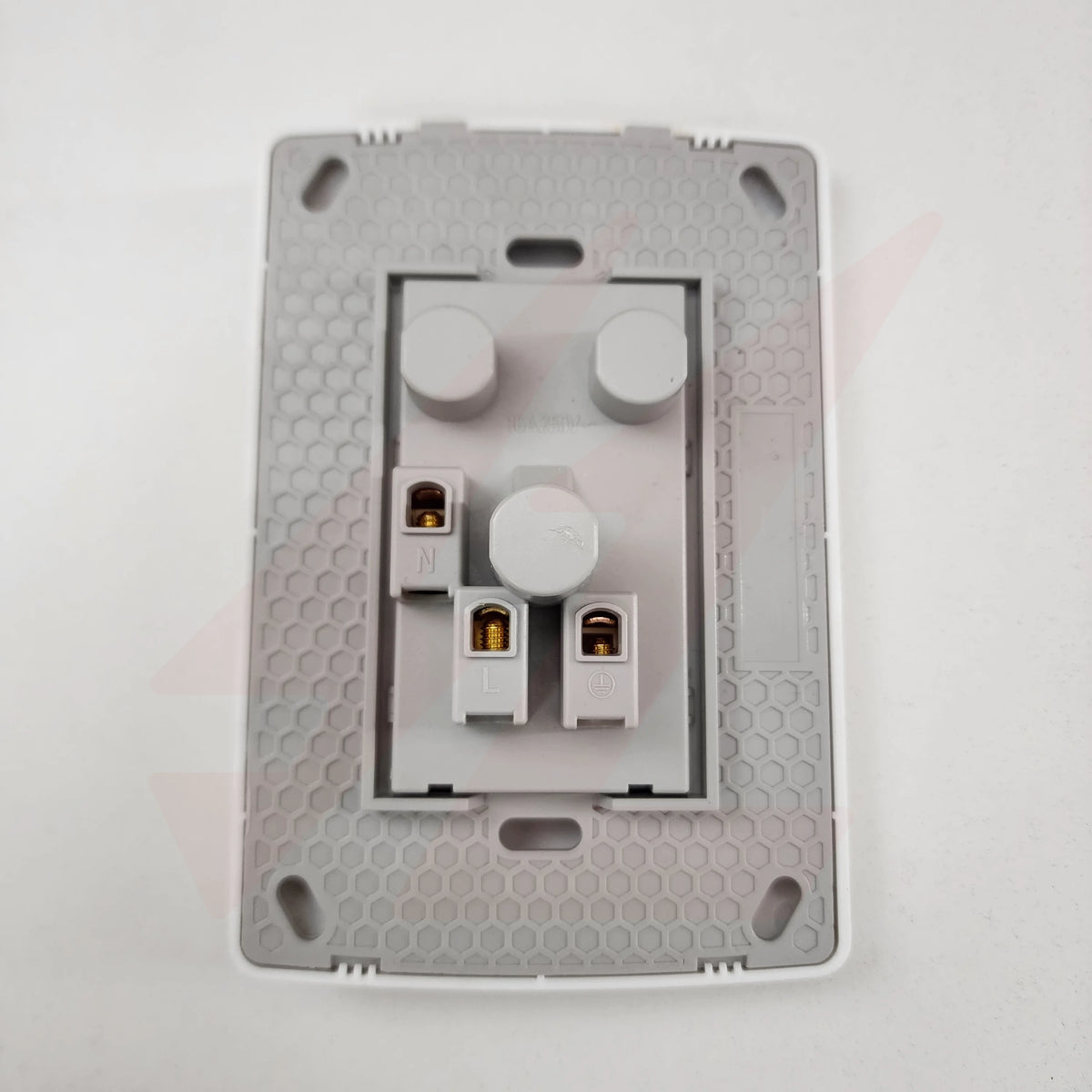 Single Electrical Socket 2x4 White modren Wall Plate design.
Smart Life Lighting & Electrical		