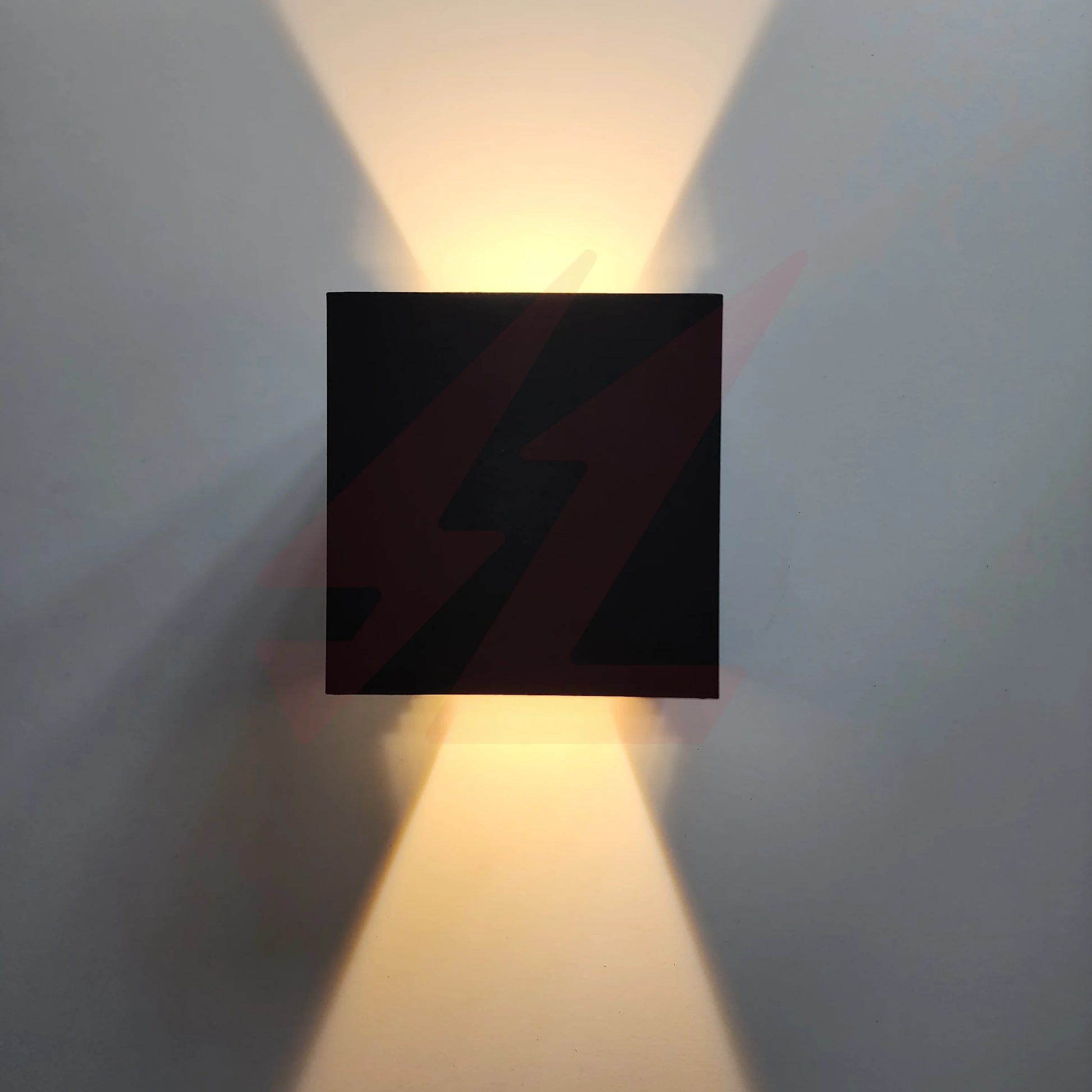 6W Square Up & Down LED Wall Light – IP54 Warm White Wall Lamp.
Smart Life Lighting & Electrical	