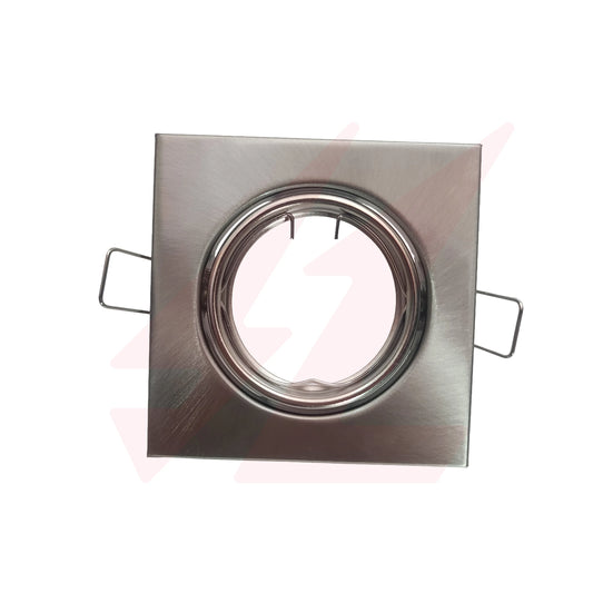 Square Adjustable Silver GU10 MR16 Downlight Fitting 90mm Recessed Ceiling Light.
Smart Life Lighting & Electrical		