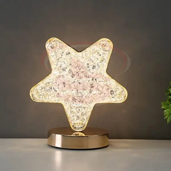 Star Shape crystal touch table lamp – rechargeable with 3 colour modes (Cool White, Crystal White & Warm White)
Smart Life Lighting & Electrical