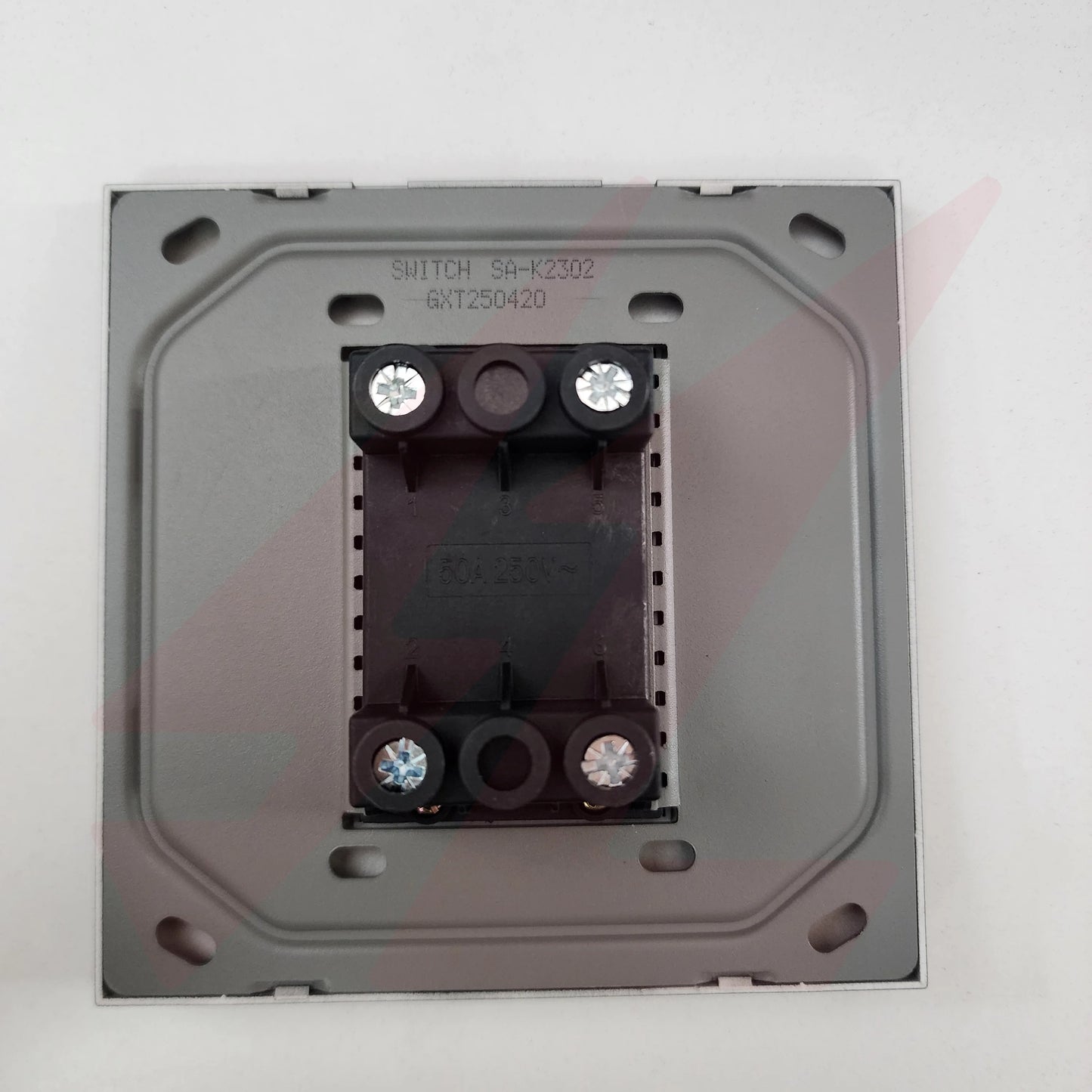 Black 50A stove isolator switch 4×4 wall plate.
Smart Life Lighting & Electrical		