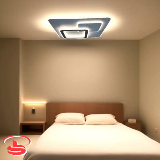 Tri Glow Modern LED Ceiling Light with Interlocking Square Design – 3 Color Modes (Warm, Cool, Daylight) for South African Interiors.
Smart Life Lighting & Electrical
