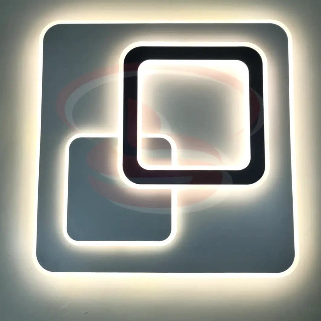 Tri Glow Modern LED Ceiling Light with Interlocking Square Design – 3 Color Modes (Warm, Cool, Daylight) for South African Interiors.
Smart Life Lighting & Electrical
