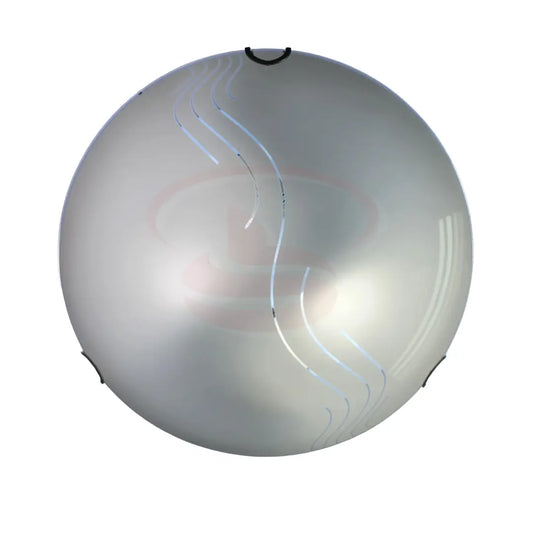 Modern wave design glass ceiling light with flush mount fixture, available with or without LED bulbs for stylish indoor lighting.
Smart Life ighting & Electrical