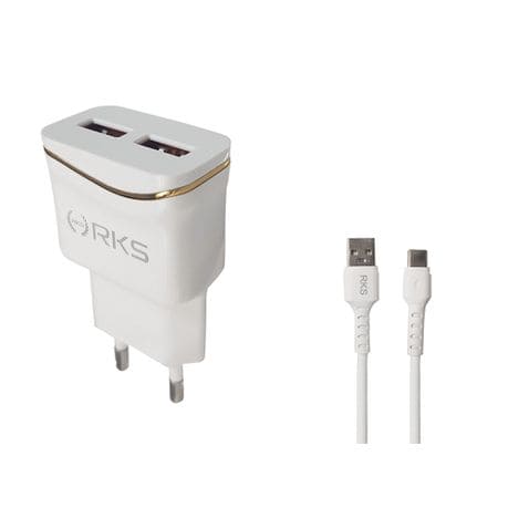 2.4A Output Travel Charger With Cable. - Mr.Smart SA's Best Online Shopping Store