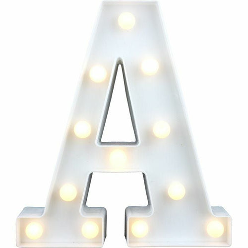 LED Letter Lights.