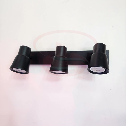 Adjustable 3 In 1 LED wall spotlight modern black directional wall light
Smart Life Lighting & Electrical