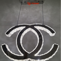CHANEL Logo Luxury Crystal Hanging LED Pendant Light with Remote. - Mr.Smart SA's Best Online Shopping Store