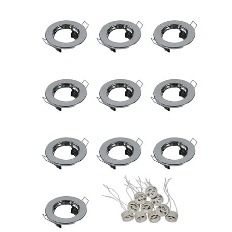 Downlight Fittings With GU10 Holders - Pack Of 10 - Mr.Smart SA's Best Online Shopping Store
