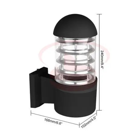 Dome-top outdoor wall lamp with layered glass design for modern garden, gate, and pathway lighting.
Smart Life Lighting & Electrical
