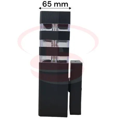 Modern dual-layer rectangular outdoor LED wall lamp with transparent glass design for villa and gate lighting.
Smart Life Lighting & Electrical