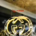 GUCCI Logo Luxury Crystal Hanging LED Pendant Light with Remote control. - Mr.Smart SA's Best Online Shopping Store