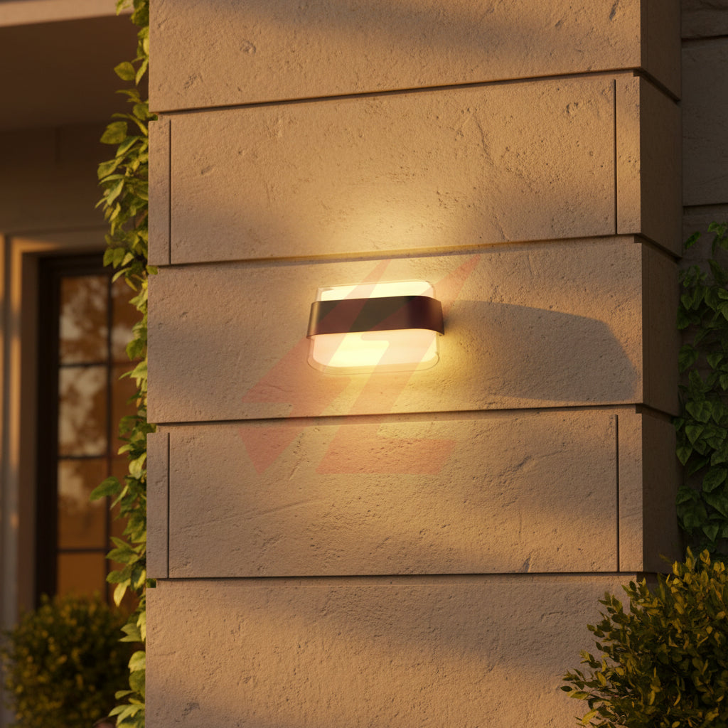 Halo Glow warm white LED wall light with decorative up and down lighting effect.
Smart Life Lighting & Electrical