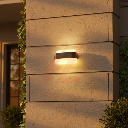 Halo Glow warm white LED wall light with decorative up and down lighting effect.
Smart Life Lighting & Electrical