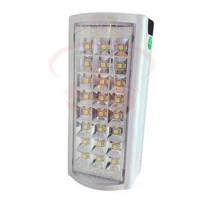 Dual Charging & Long Backup Solar Rechargeable LED Emergency Light