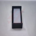 Modern rectangular cool white LED wall light with black frame for indoor and outdoor architectural wall lighting.
Smart Life Lighting & Electrical