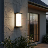 Modern rectangular cool white LED wall light with black frame for indoor and outdoor architectural wall lighting.
Smart Life Lighting & Electrical
