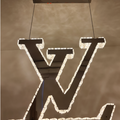 LV Logo Luxury Crystal Hanging LED Pendant Light with Remote. - Mr.Smart SA's Best Online Shopping Store