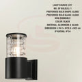 Modern Black Cylindrical E27 Wall Lamp – Outdoor & Indoor Light
Smart Life Lighting & Electrical