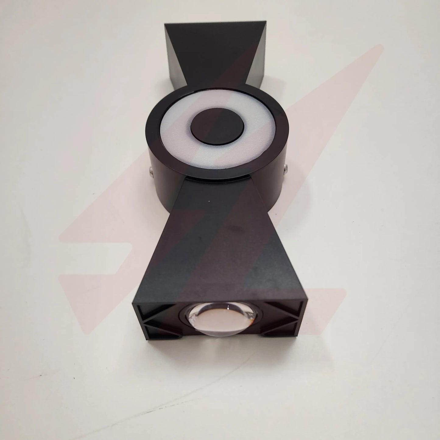 Modern circular black LED wall light with warm white up and down lighting effect for indoor and outdoor architectural wall lighting.
Smart Life Lighting & Electrical