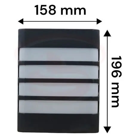 Black Horizontal Outdoor Wall Lamp Cool White Illumination
Smart Life Lighting & Electrical