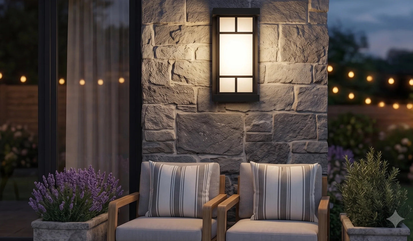 Modern window-frame LED wall light with rectangular design and soft diffused glow, suitable for indoor and outdoor use.
Smart Life Lighting & Electrical