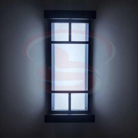 Modern window-frame LED wall light with rectangular design and soft diffused glow, suitable for indoor and outdoor use.
Smart Life Lighting & Electrical