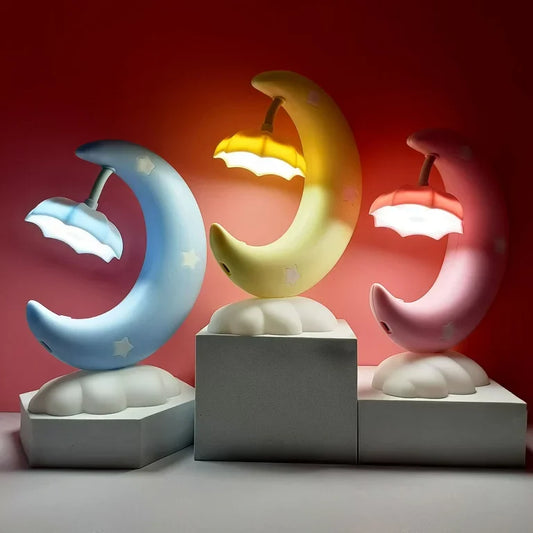 Moon shape rechargeable night lamp for kids bedroom. - Mr.Smart SA's Best Online Shopping Store