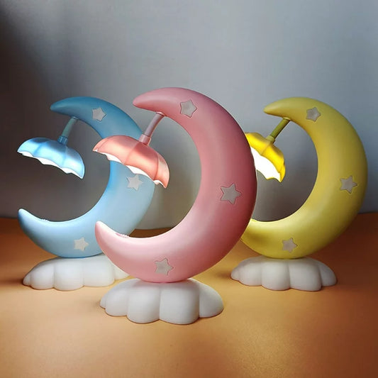 Moon shape rechargeable night lamp for kids bedroom. - Mr.Smart SA's Best Online Shopping Store