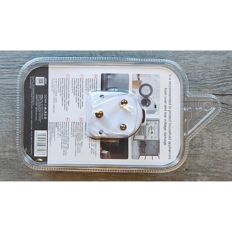 16Amp AC Under/Over Voltage Protector Plug. - Mr.Smart SA's Best Online Shopping Store