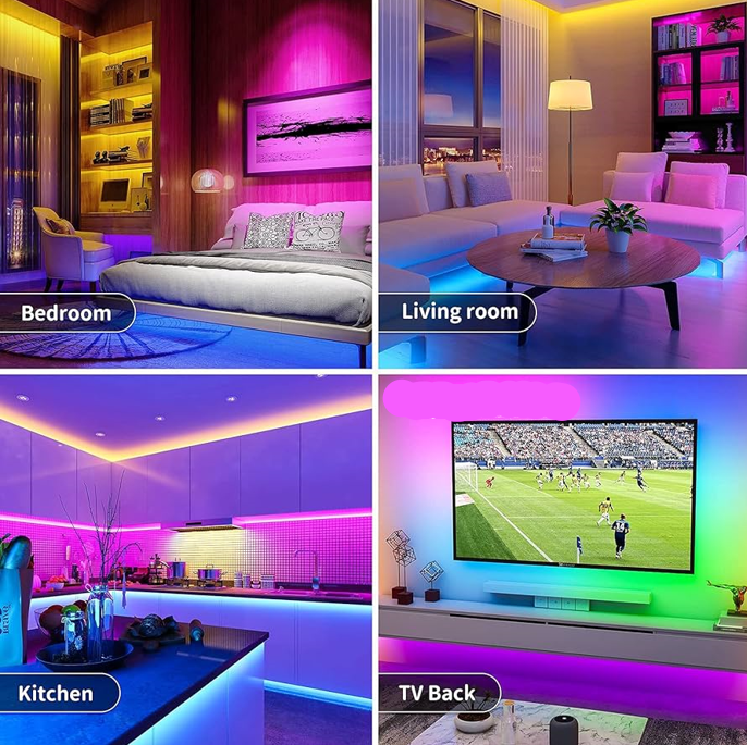 Multicolor Led Neon 20M - RGB/Multicolor Neon LED Strip Light 220v – Smart Life Lighting ...