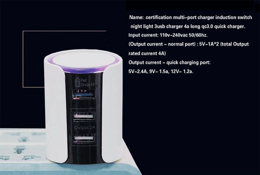 5.6A Output 3 QC3.0 USB Port Quick-Charge USB Charger. - Mr.Smart SA's Best Online Shopping Store