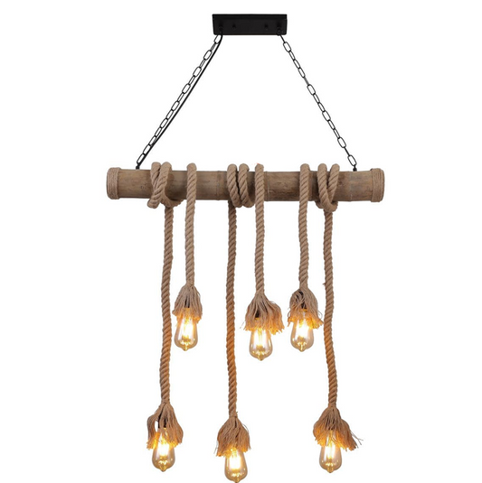Vintage Rope Pendant Light Bamboo. - Mr.Smart SA's Best Online Shopping Store