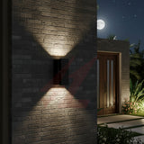 Modern black up and down LED wall light with warm white architectural wall wash effect for indoor and outdoor spaces.
Smart Life Lighting & Electrical