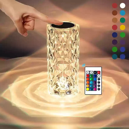Crystal Touch Sensitive RGB Table Lamp. - Mr.Smart SA's Best Online Shopping Store