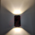 Modern Matte Black Up And Down Indoor-Outdoor wall Lamp
