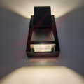 Modern Matte Black Up And Down Indoor-Outdoor wall Lamp