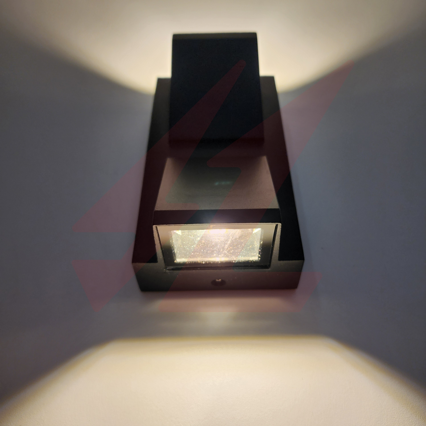 Modern Matte Black Up And Down Indoor-Outdoor wall Lamp