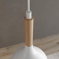 6006 Bowl Style Pendant Light - Row Of 3 - White.